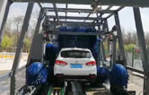 林顿FX-11-11十一刷隧道式电脑洗车机洗车作业视频